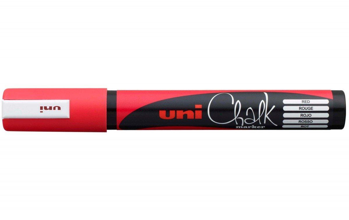 uni-ball UNI-BALL Chalk Marker 1,8-2,5mm PWE-5M RED rot  