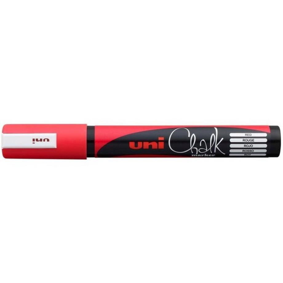 UNI-BALL Chalk Marker 1,8-2,5mm PWE-5M RED rot