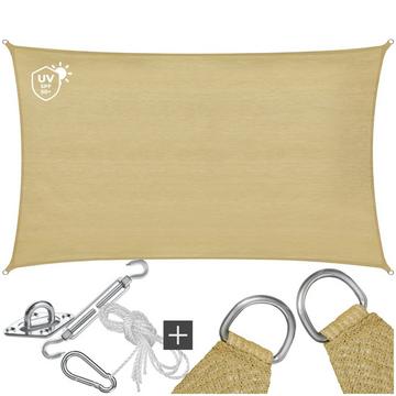 Tenda parasole Sunny diverse dimensioni, HDPE con 185 g/m² e 87% di protezione UV