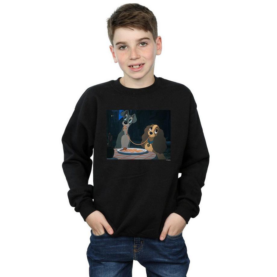 Disney  Lady And The Tramp Spaghetti Slurp Sweatshirt 