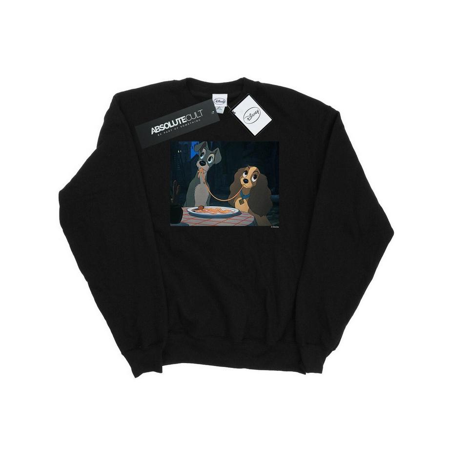 Disney  Lady And The Tramp Spaghetti Slurp Sweatshirt 