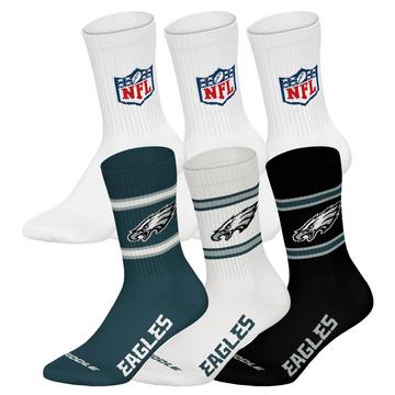 Chaussettes  Pack de 6 Stretch-NFL 6Pack Crew Socks
