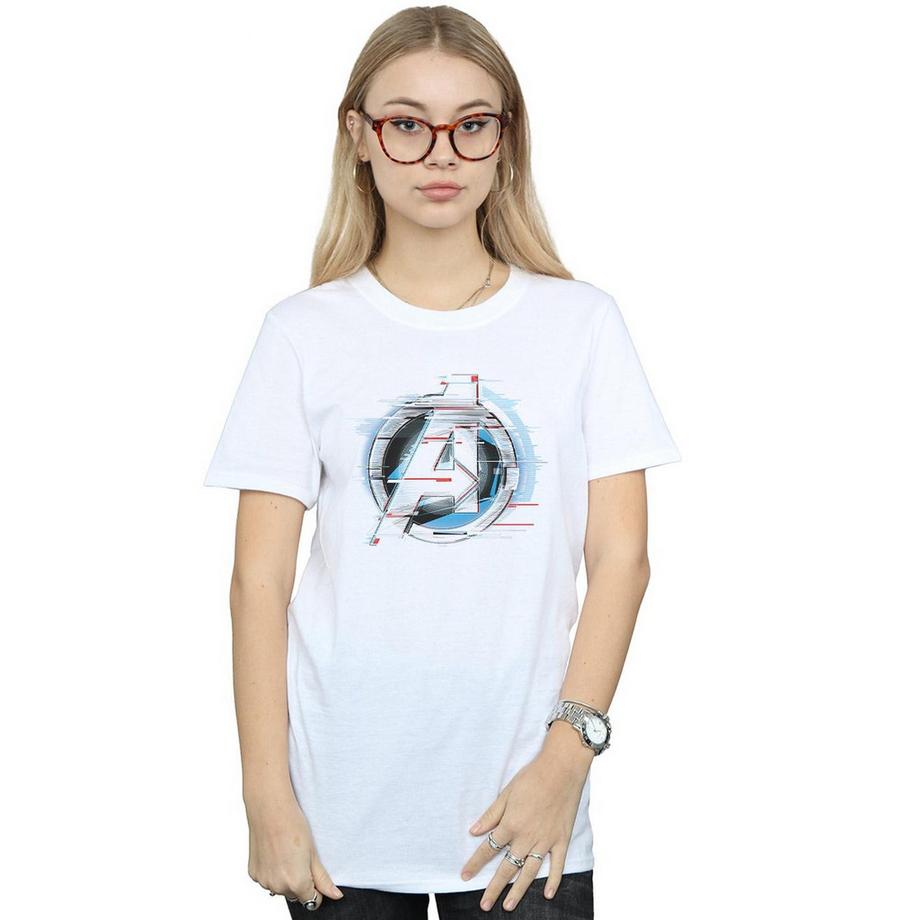 MARVEL Avengers Endgame Glitch Logo T-Shirt  