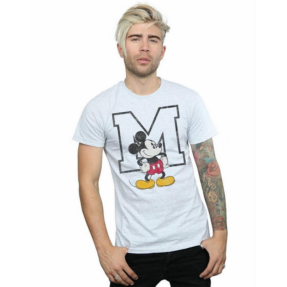 Disney Mickey Mouse M T-Shirt Imprimé Graphique  