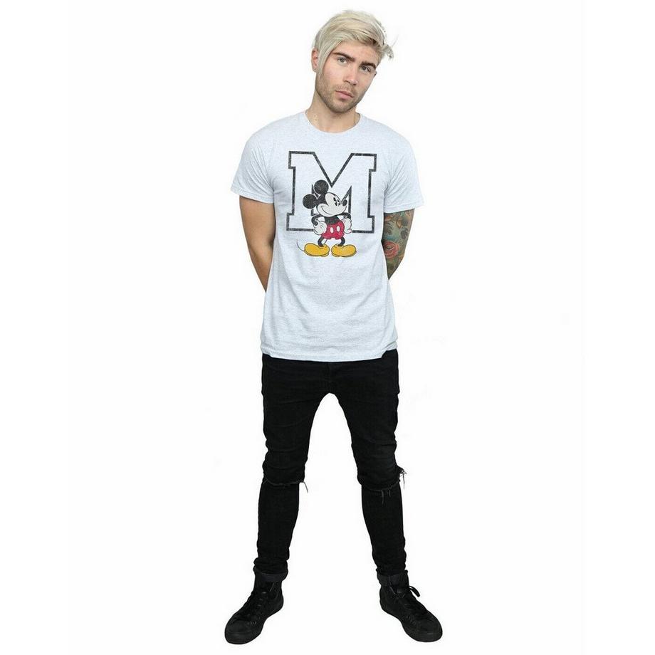 Disney Mickey Mouse M T-Shirt Imprimé Graphique  