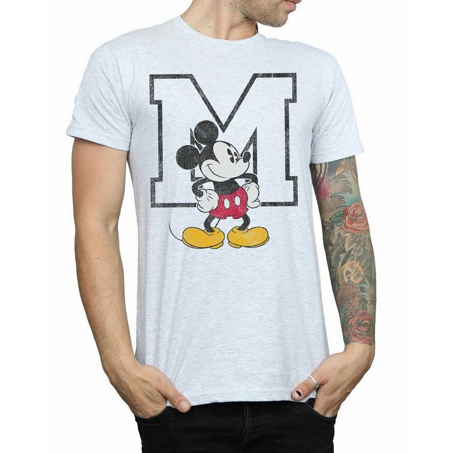 Disney Mickey Mouse M T-Shirt Imprimé Graphique  