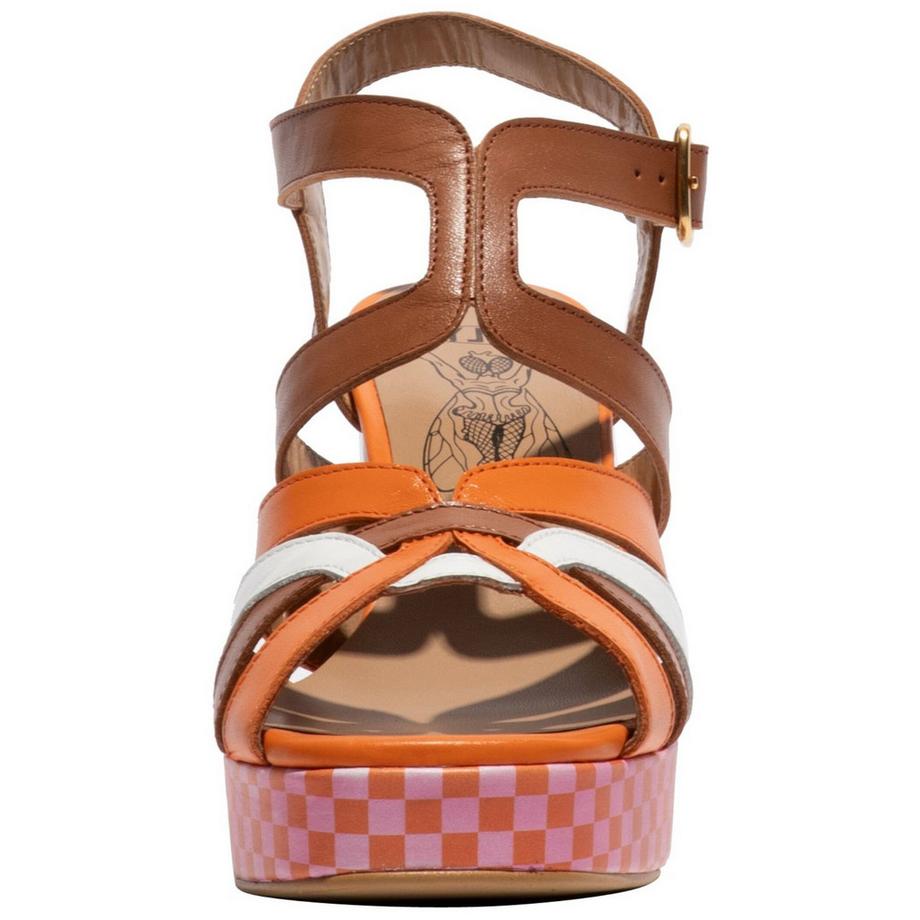 FLY London Plateausandalen mit Blockabsatz und Riemen-Design  