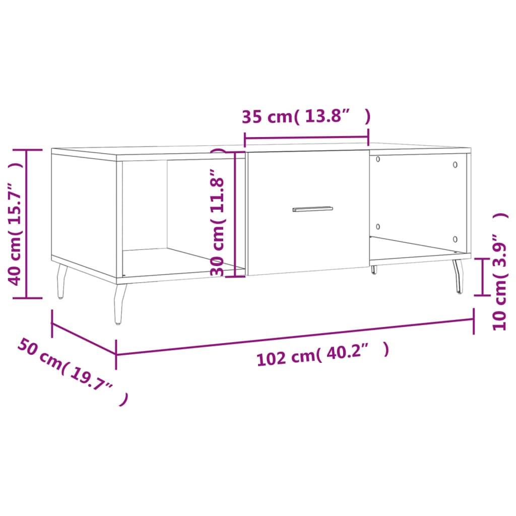 VidaXL Couchtisch holzwerkstoff  