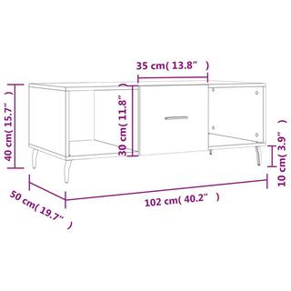 VidaXL Couchtisch holzwerkstoff  