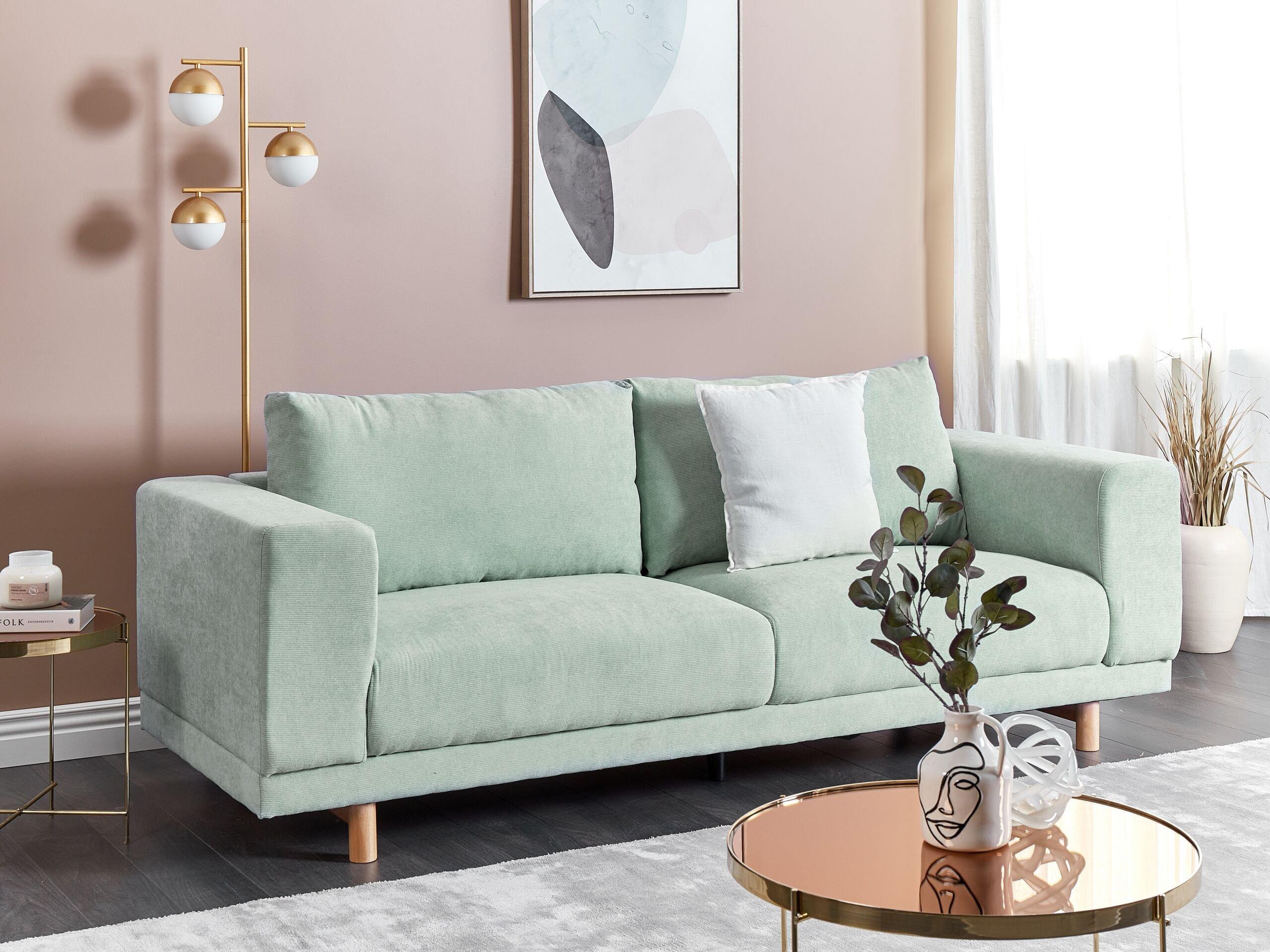 Beliani 3 Sitzer Sofa aus Cord Modern NIVALA  