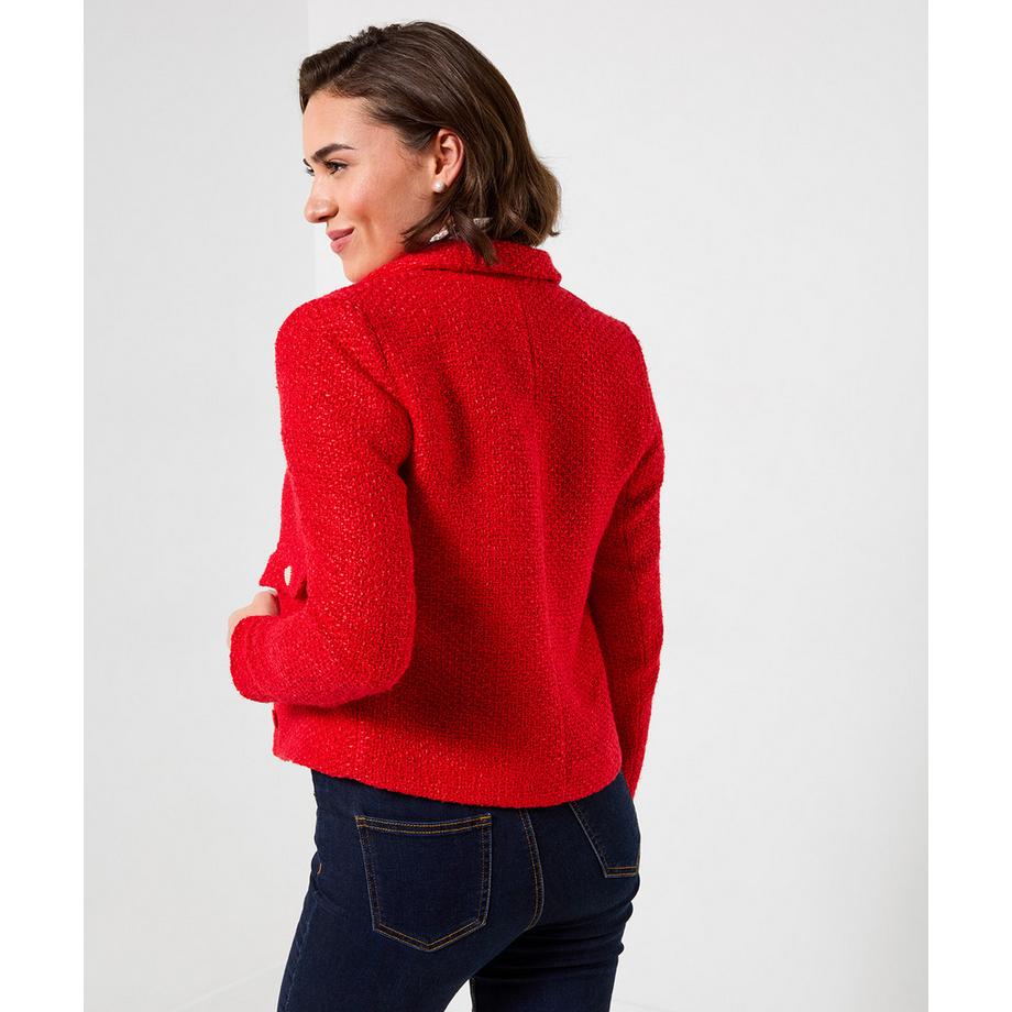 Joe Browns Strukturierte Boucléjacke mit Kragen  