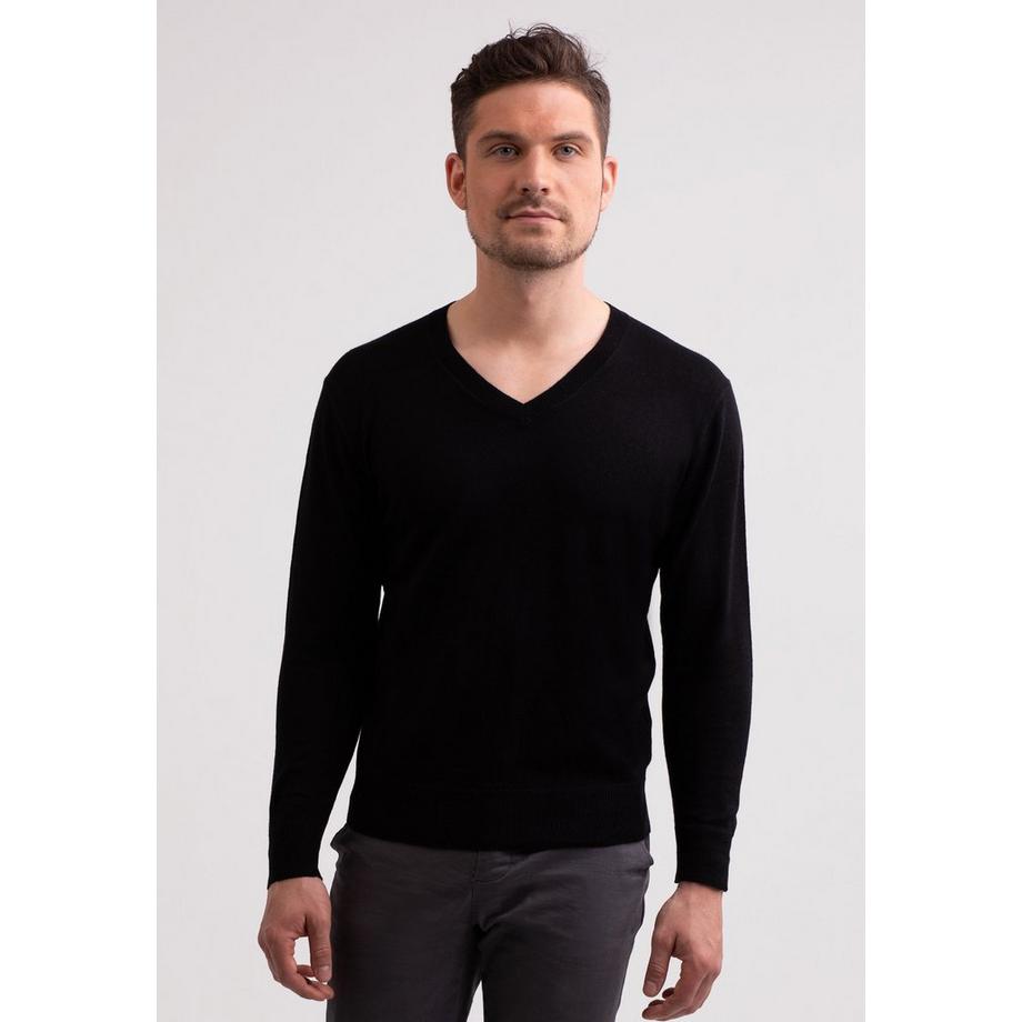 CASH-MERE.CH Kaschmir V-Ausschnitt Pullover  