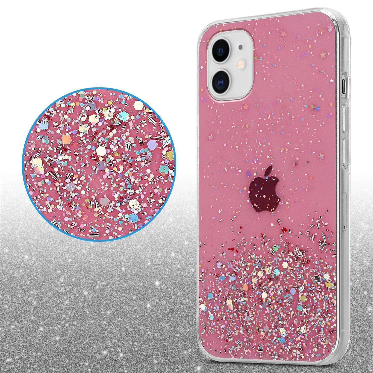 Cadorabo  Housse compatible avec Apple iPhone 11 PRO MAX - Coque de protection en silicone TPU flexible avec paillettes scintillantes 