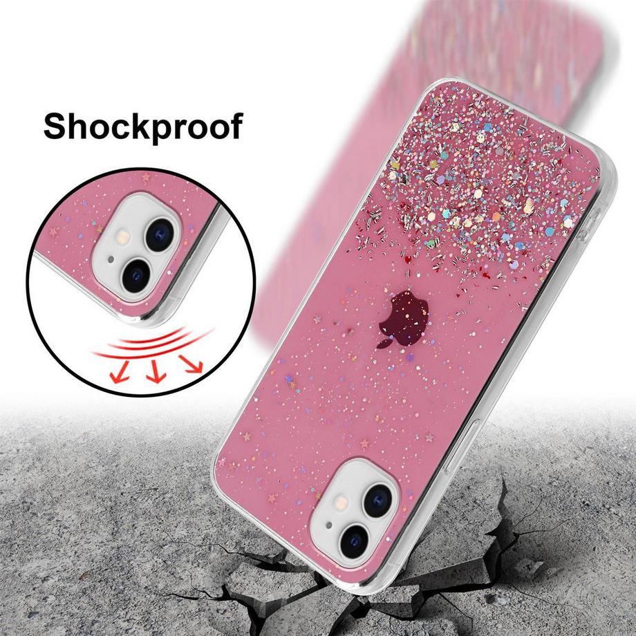 Cadorabo  Hülle für Apple iPhone 11 PRO MAX TPU Silikon mit funkelnden Glitter 