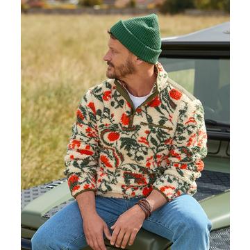 Floraler Trichter Fleece