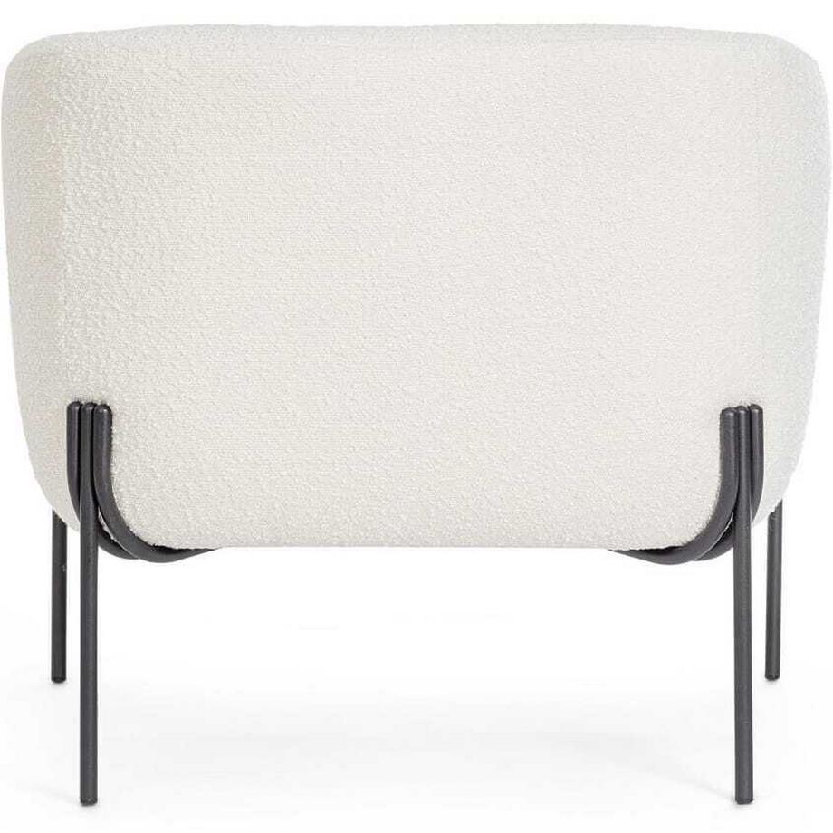 mutoni Sessel Claudine weiss boucle  