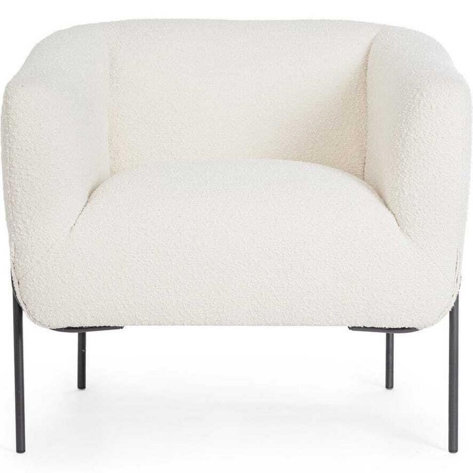 mutoni Sessel Claudine weiss boucle  