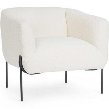 Sessel Claudine weiss boucle