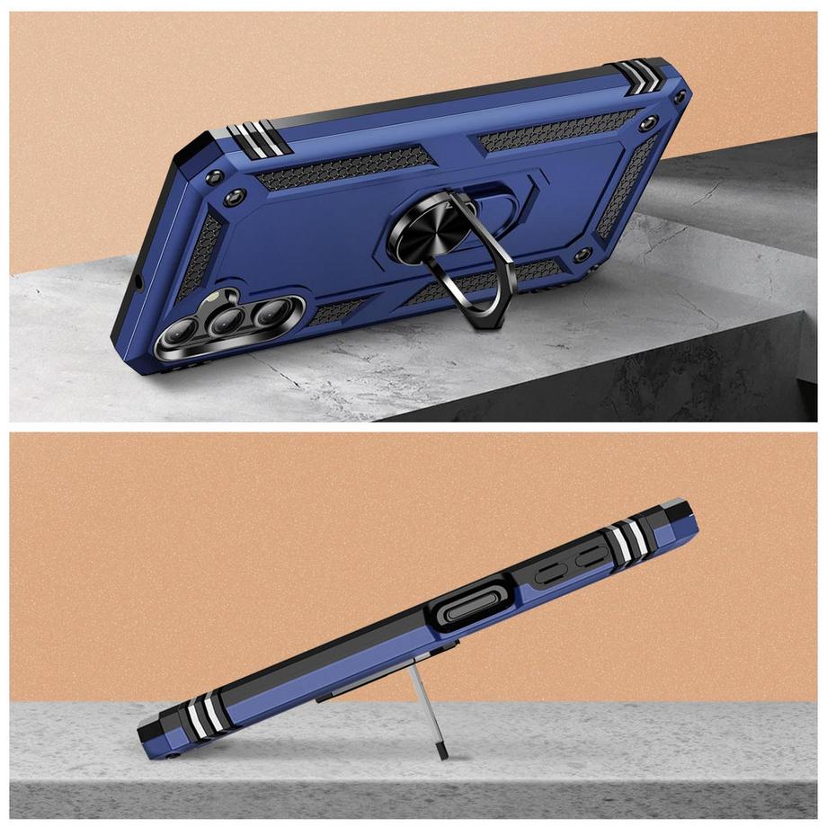 Avizar  Coque Bague Samsung A05s Bleu Nuit 