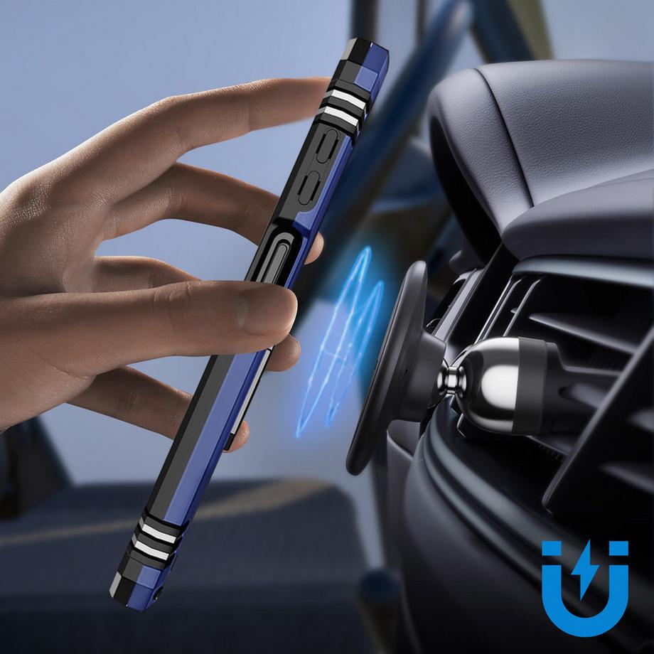 Avizar  Coque Bague Samsung A05s Bleu Nuit 