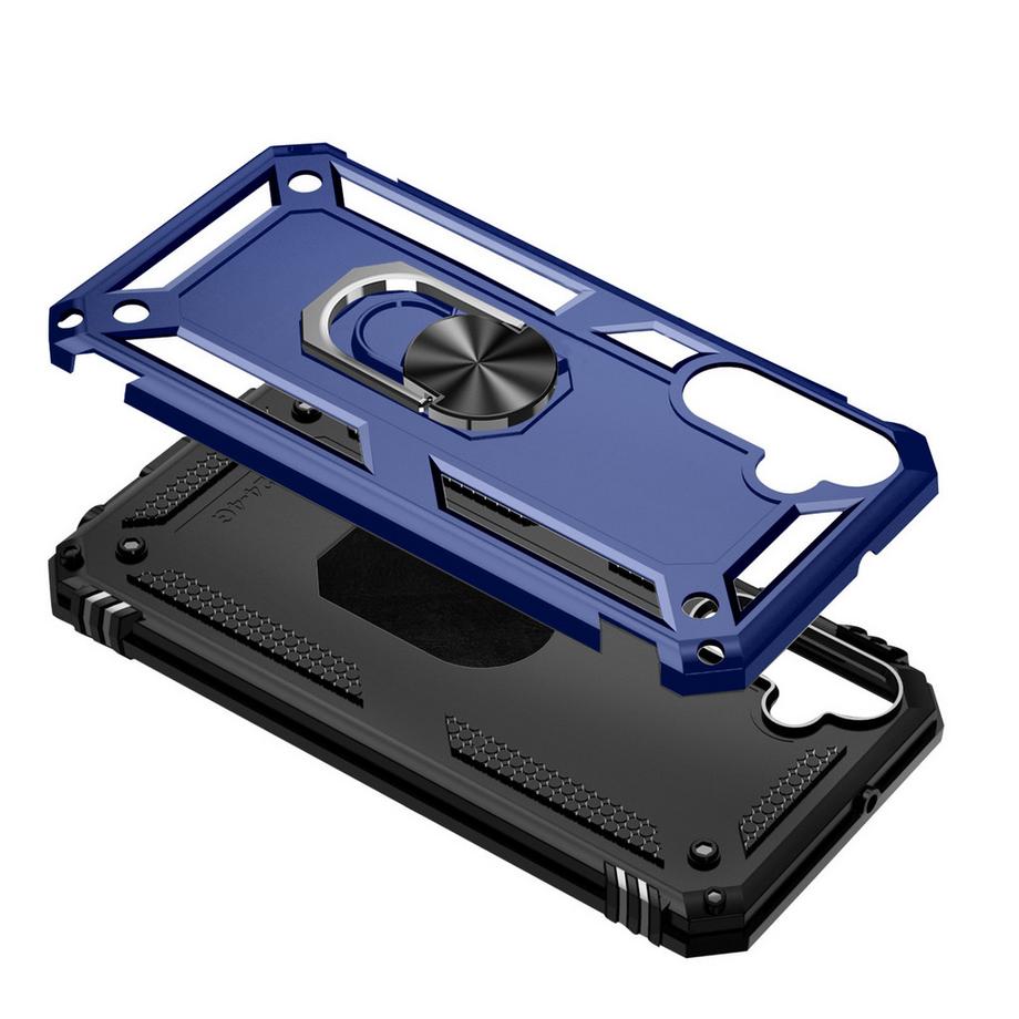 Avizar  Coque Bague Samsung A05s Bleu Nuit 