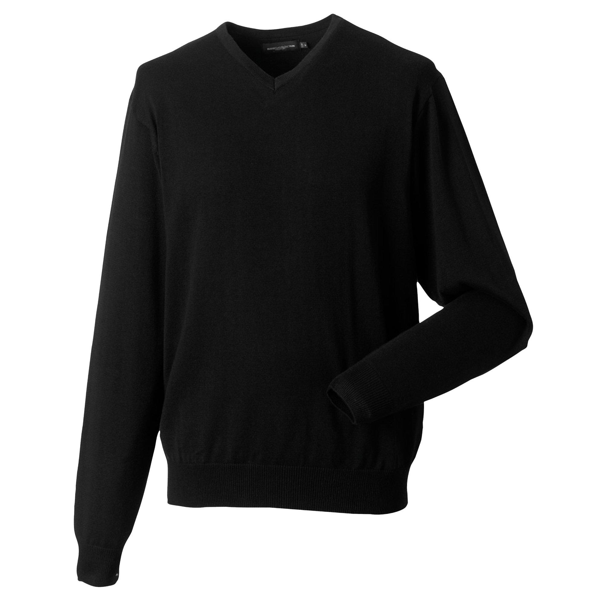 Russell  Collection VNeck Tricoté Sweat-shirt 