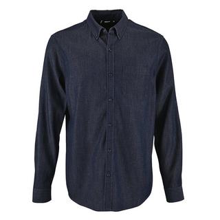 SOLS Barry Camicia Maniche Lunghe Denim  