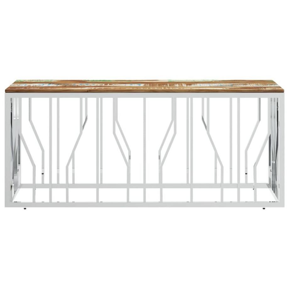 VidaXL tavolino Acciaio inossidabile  