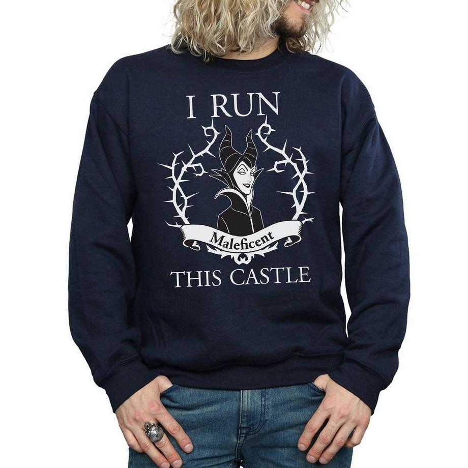 Disney I Run This Maleficent Sweatshirt  