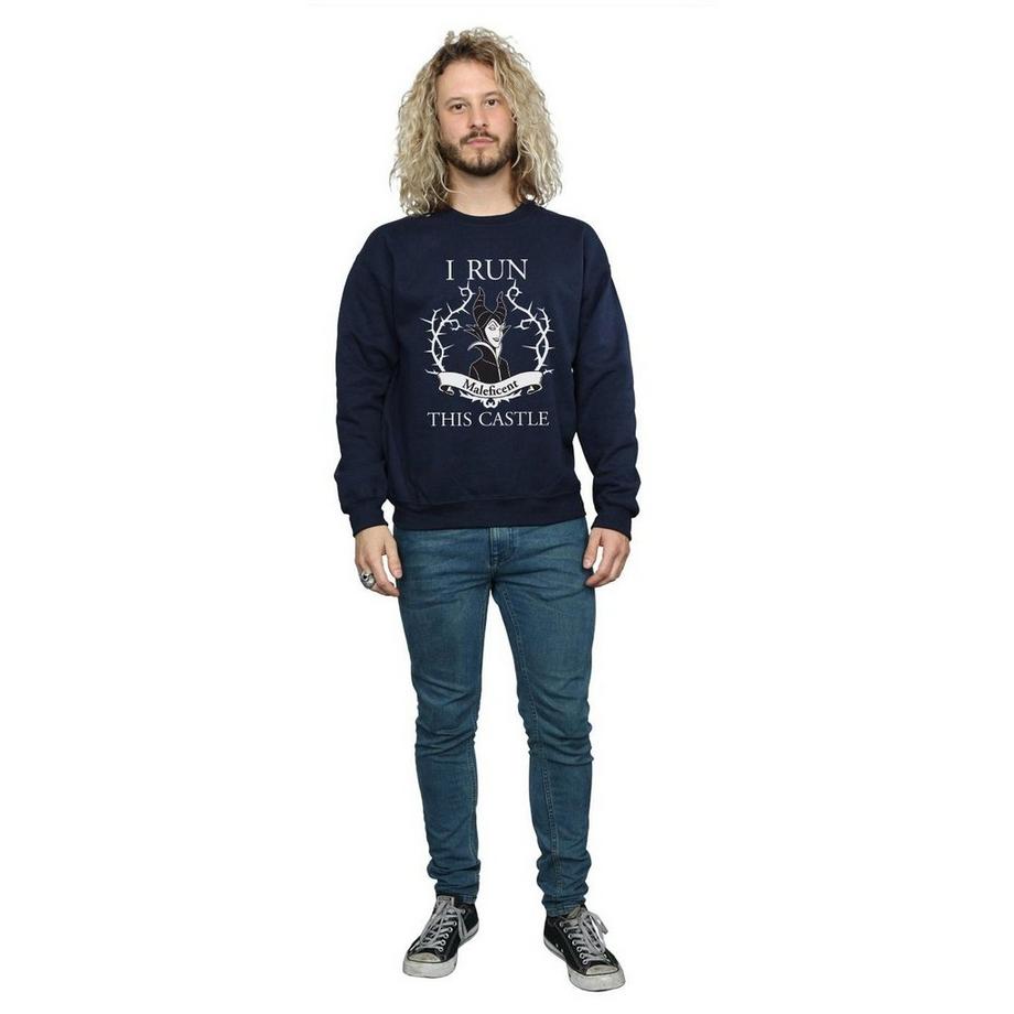 Disney I Run This Maleficent Sweatshirt  