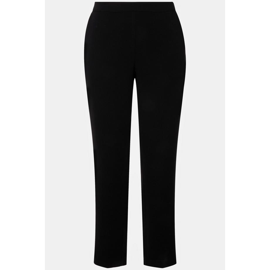 Ulla Popken Acetat Hose schmales Bein Komfortbund  