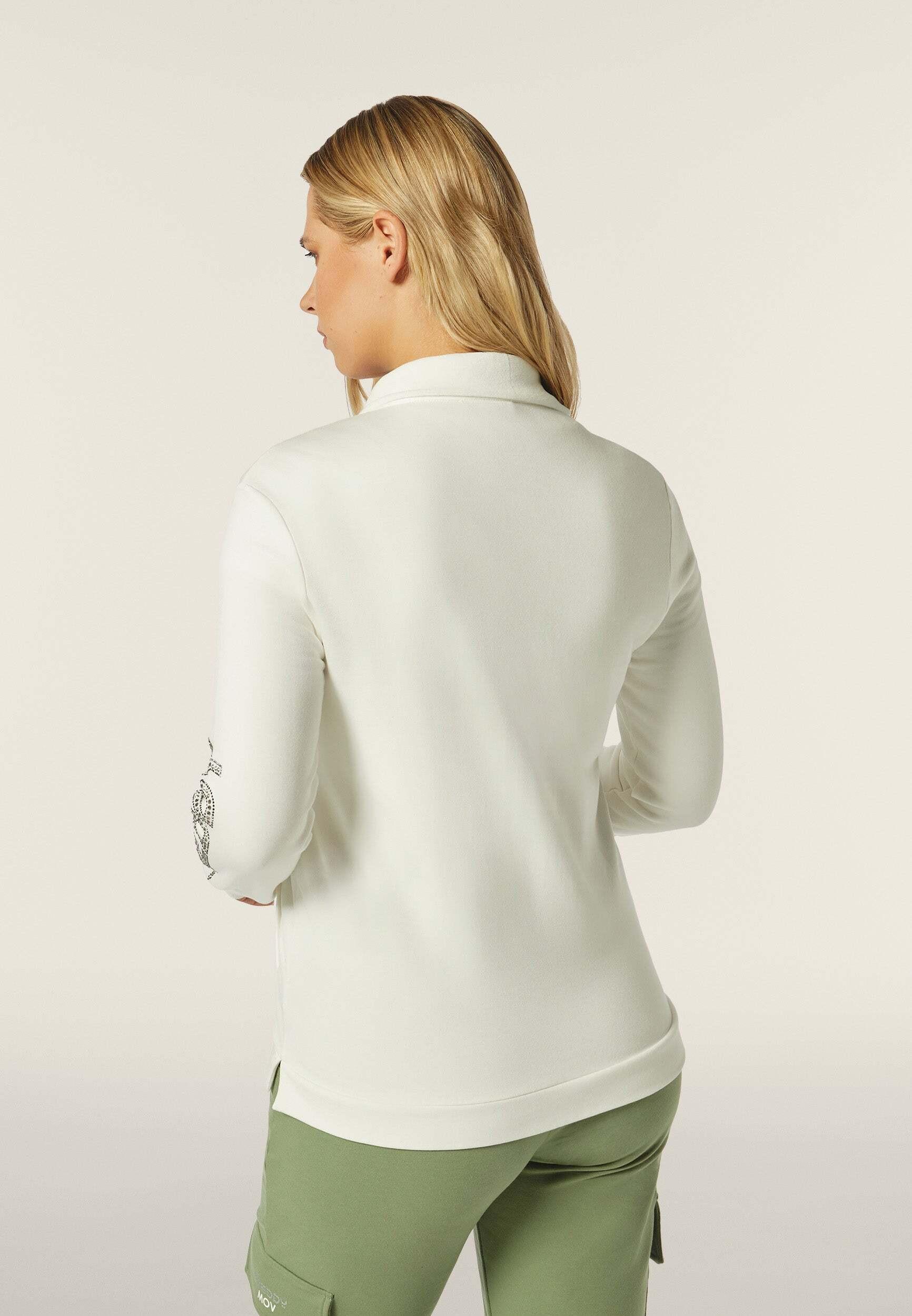 FREDDY Full Zip Stehkragen Sweatjacke  