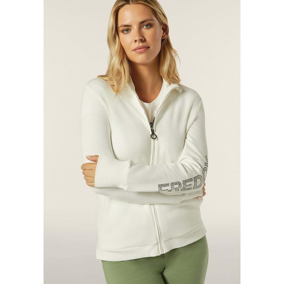 FREDDY Reissverschluss Sweatjacke mit hohem Kragen  