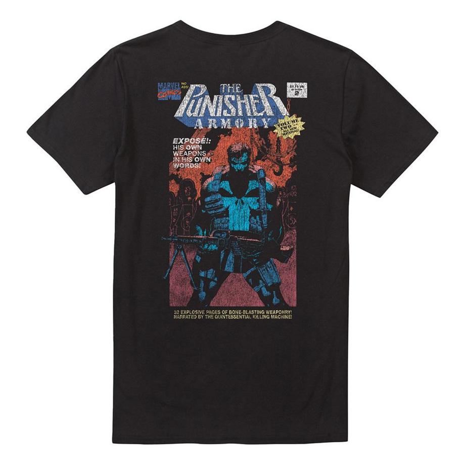 The Punisher  T-ShirtMotiftyle Imprimé Au Dos Skull Armory 