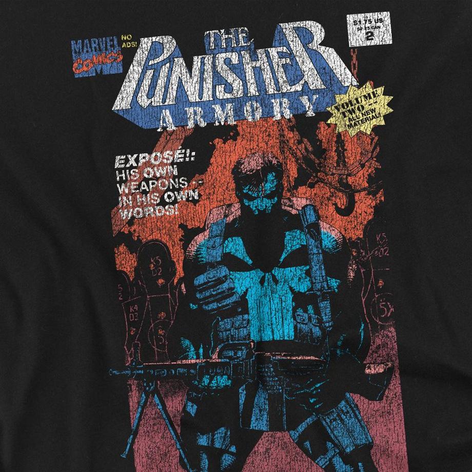 The Punisher  T-ShirtMotiftyle Imprimé Au Dos Skull Armory 