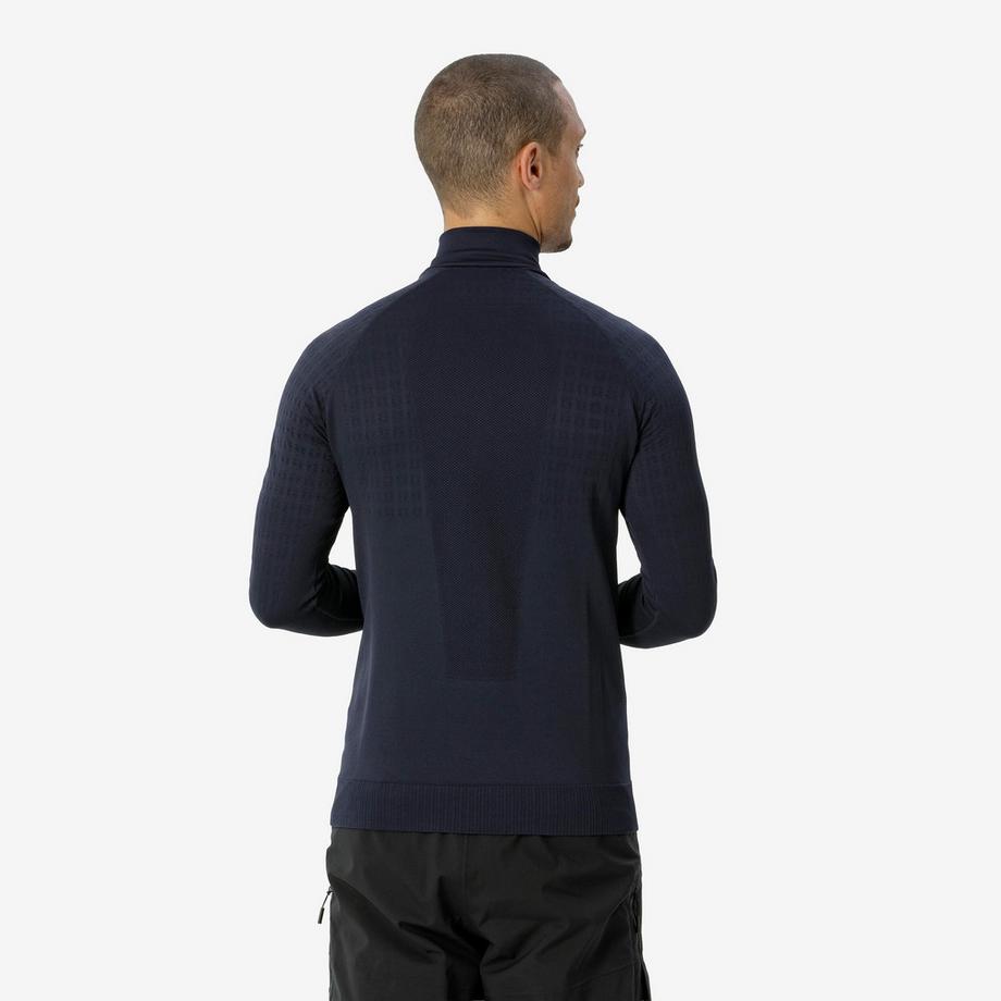 QUECHUA  Gilet thermique de ski sans coutures homme, MID L 900 bleu marine 