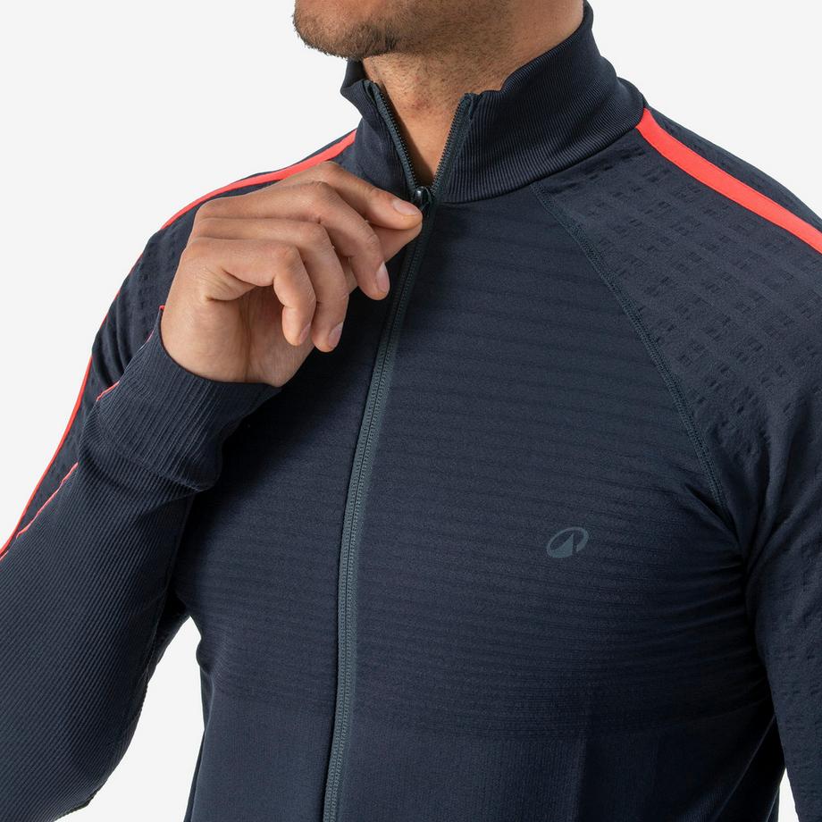 QUECHUA  Gilet thermique de ski sans coutures homme, MID L 900 bleu marine 