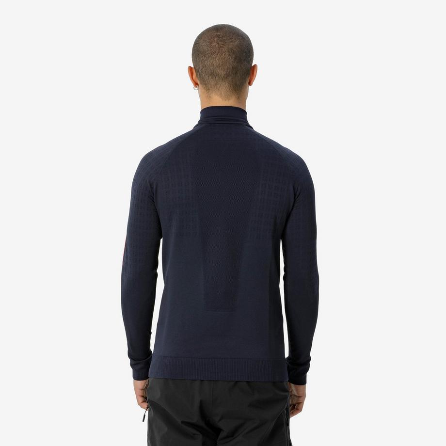 QUECHUA  Gilet thermique de ski sans coutures homme, MID L 900 bleu marine 