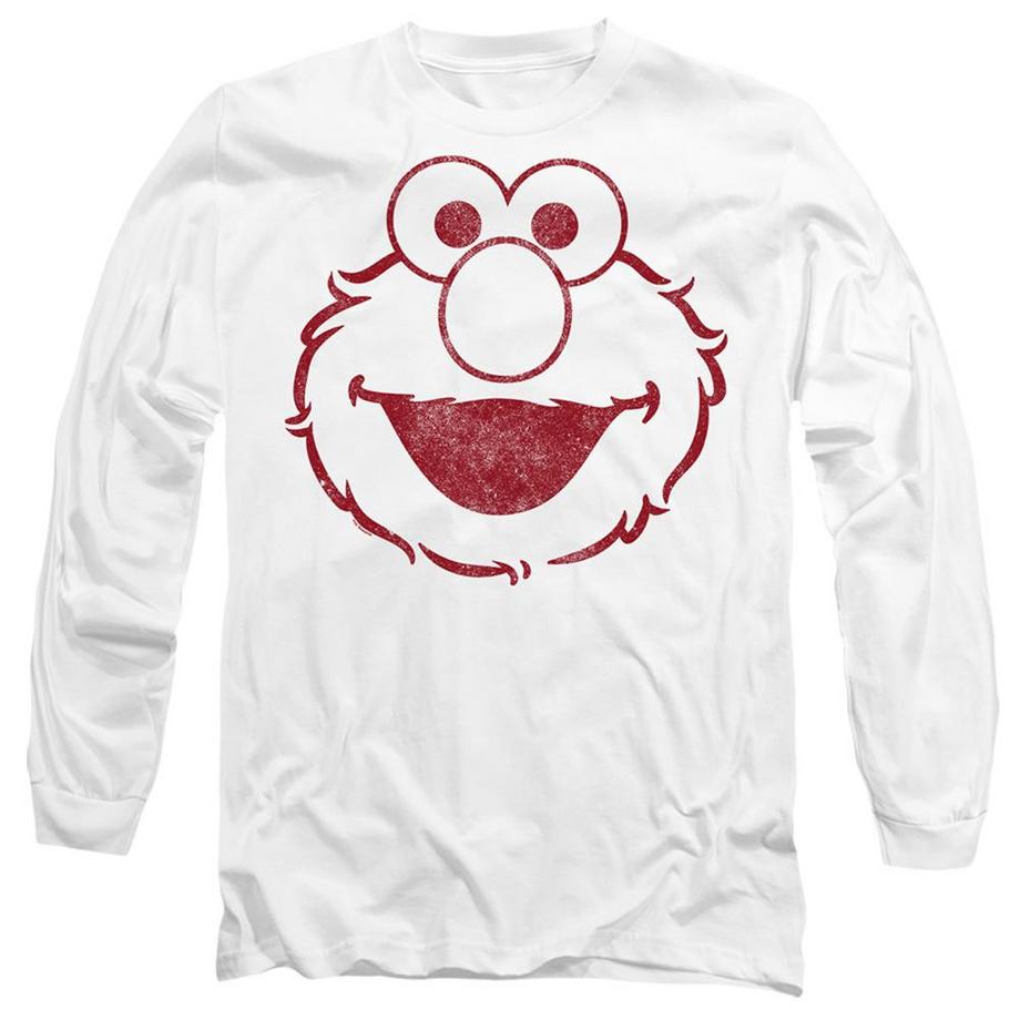 T-ShirtManches Longues Motif Elmo Motiftyle Monochrome