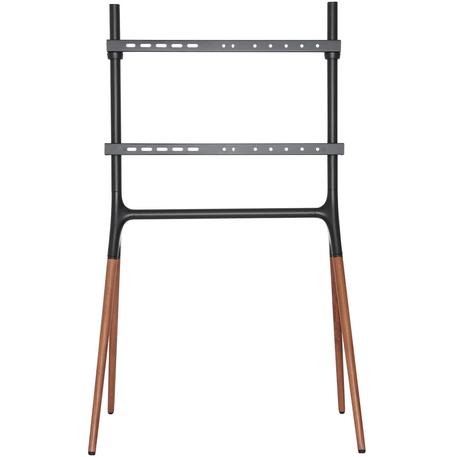 LogiLink  Supporto da pavimento per TV 49-70" Nero/Noce 