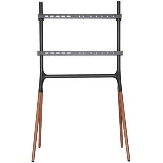 LogiLink  Supporto da pavimento per TV 49-70" Nero/Noce 