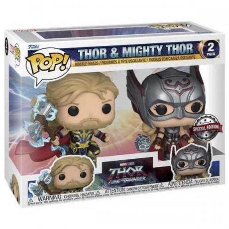 Funko  Funko POP! Thor Love Thunder: Thor/Mighty Thor 2PK EXM (fk2) 