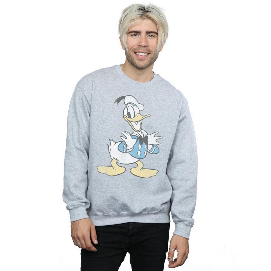 Disney Donald Duck Grafikdruck Sweatshirt  