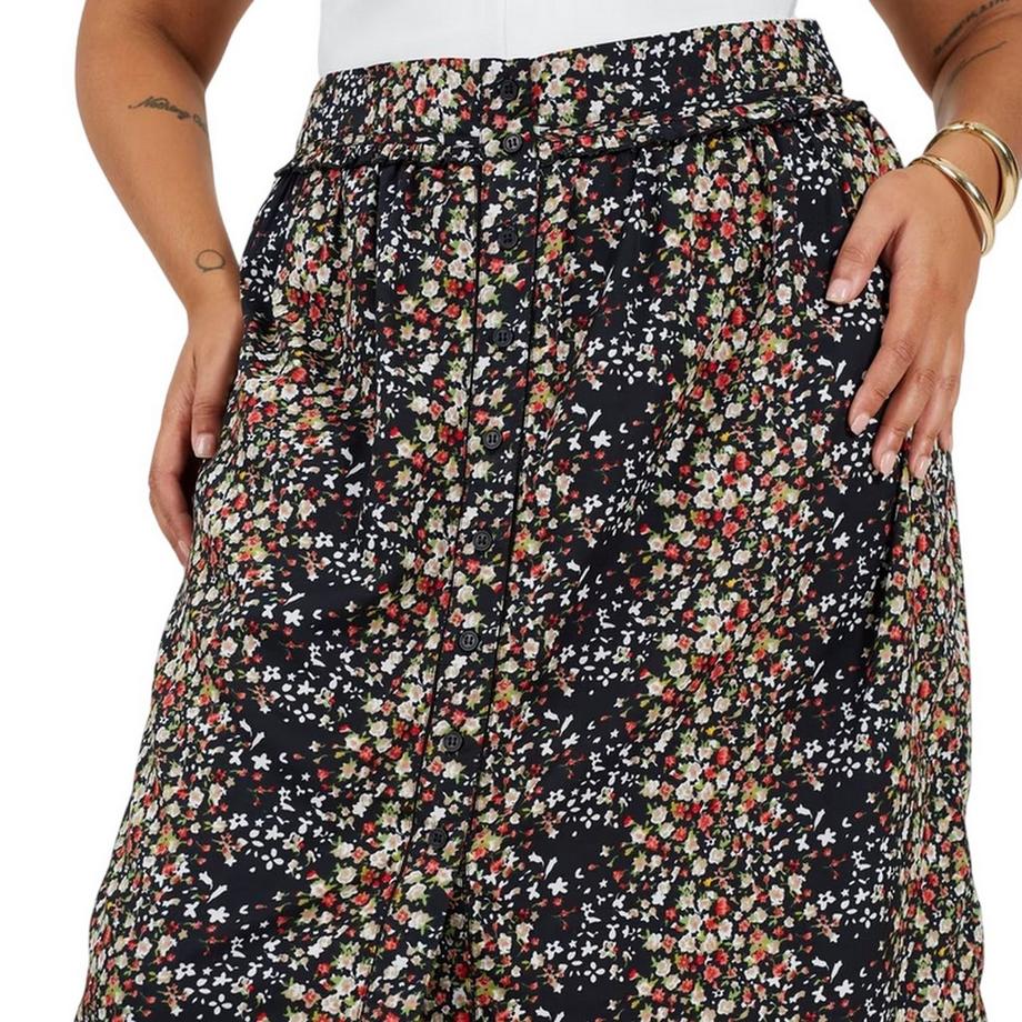 Brave Soul Jupe Milongue Motiftyle Floral  