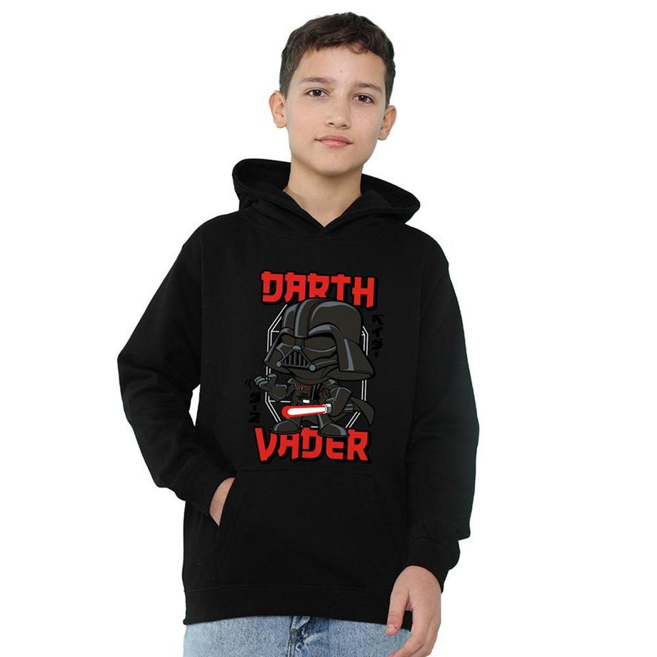 Sweat À Capuche Motif Dark Vador Kawaii