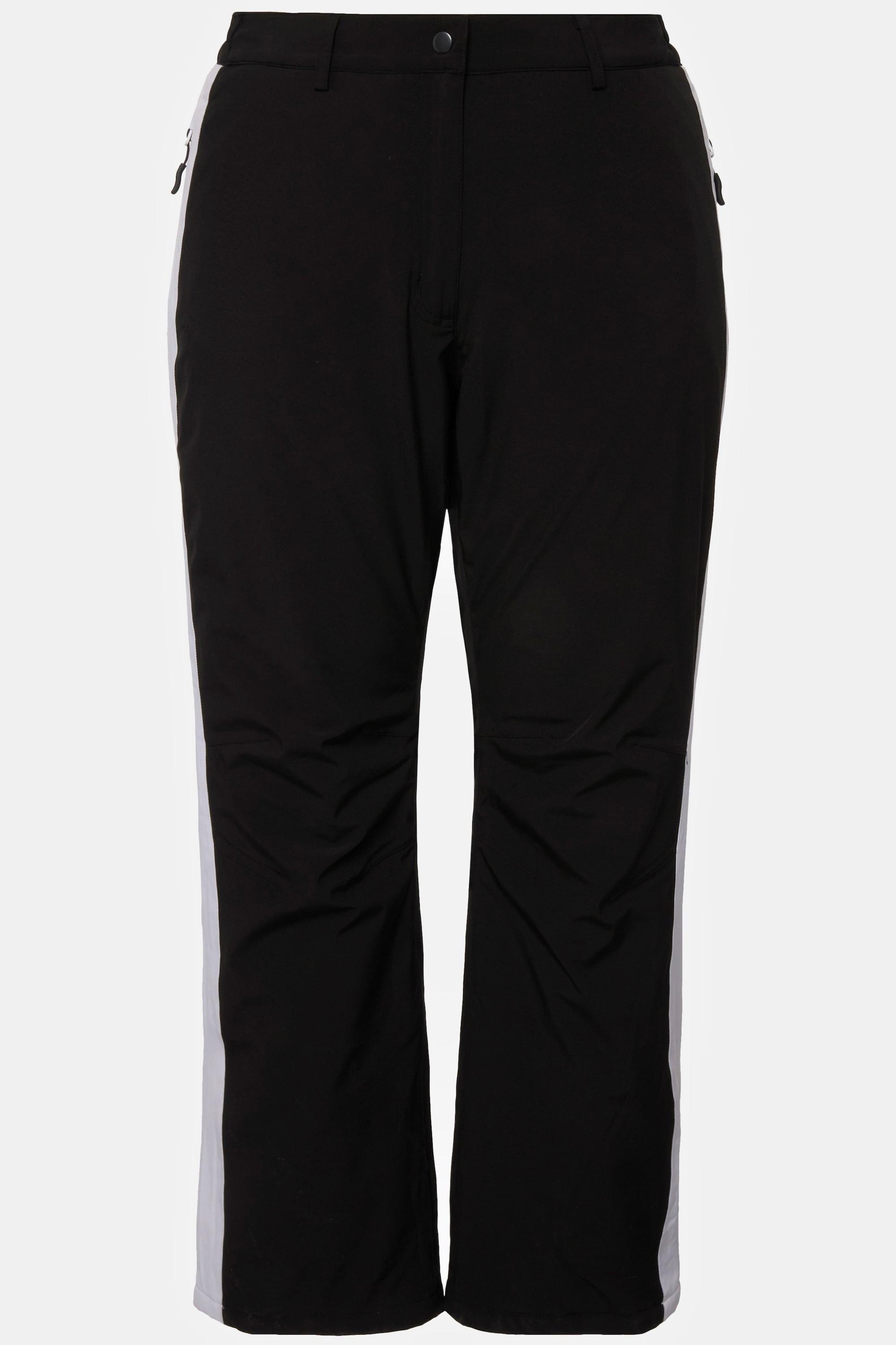 Ulla Popken Wasserdichte recycelte Thermo-Funktionshose mit Fleecefutter  