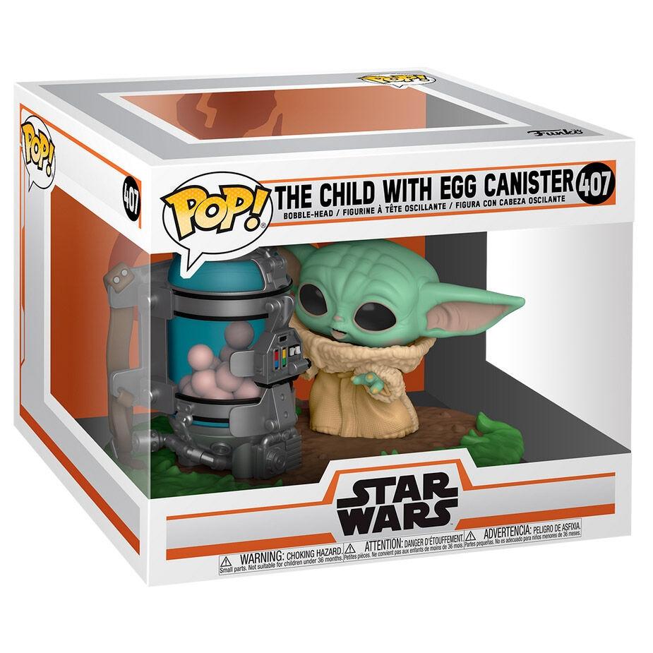 Funko  Figura POP Star Wars Il Mandaloriano Bambino con contenitore 