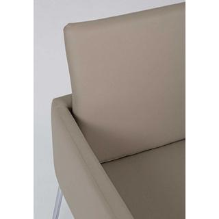 mutoni Chaise avec accoudoirs Sixty gris tourterelle  