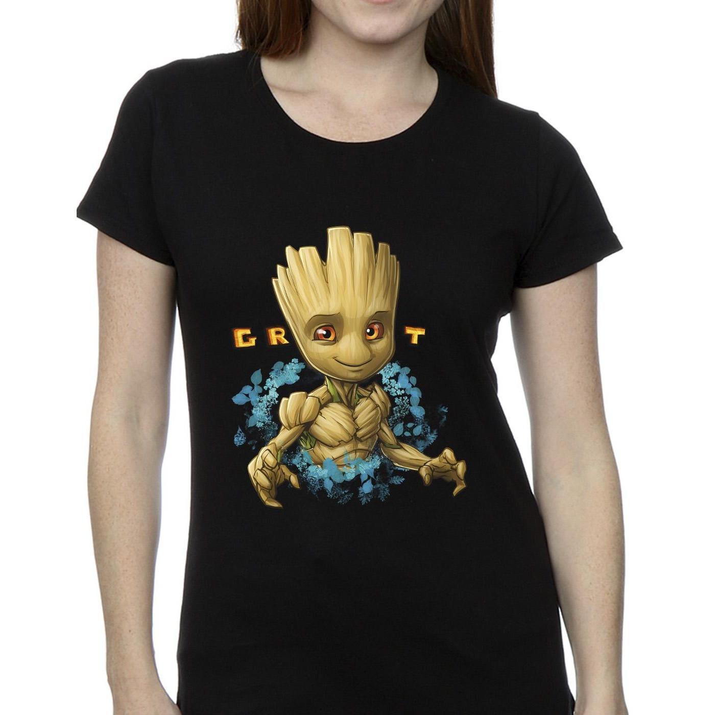 Guardians Of The Galaxy Groot Grafik Print T-Shirt  