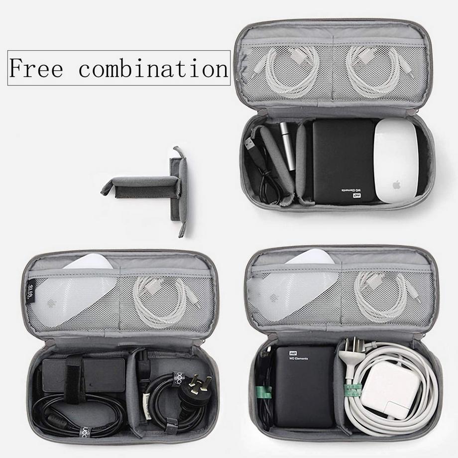 Only-bags.store  Kabelorganisationstasche Wasserdichte Kabeltasche Kleine Tasche für feste Platten Elektronische Tasche 